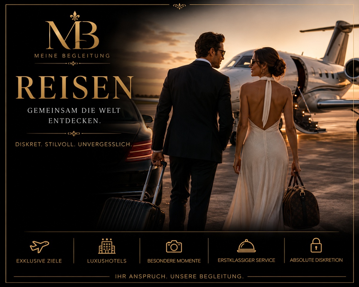 Escort als Begleitung für Reisen und Geschäftsreisen Escort-Begleitung für Städtereisen, Geschäftsreisen und gemeinsame Urlaubsreisen